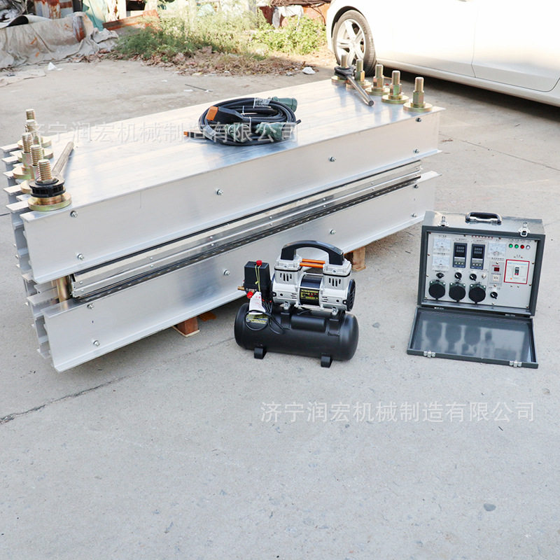 800*830轻型电热式输送带接头用胶带硫化机斜角标准型硫化机