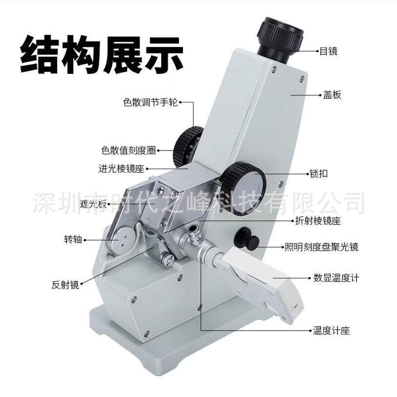 WYA单目阿贝折射仪是能测定透明半透明液体或固体的折射率和平均