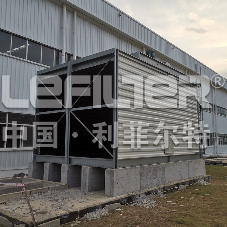 河南新乡利菲尔特LYT-450L热力管网供热系统方形钣金逆流冷却