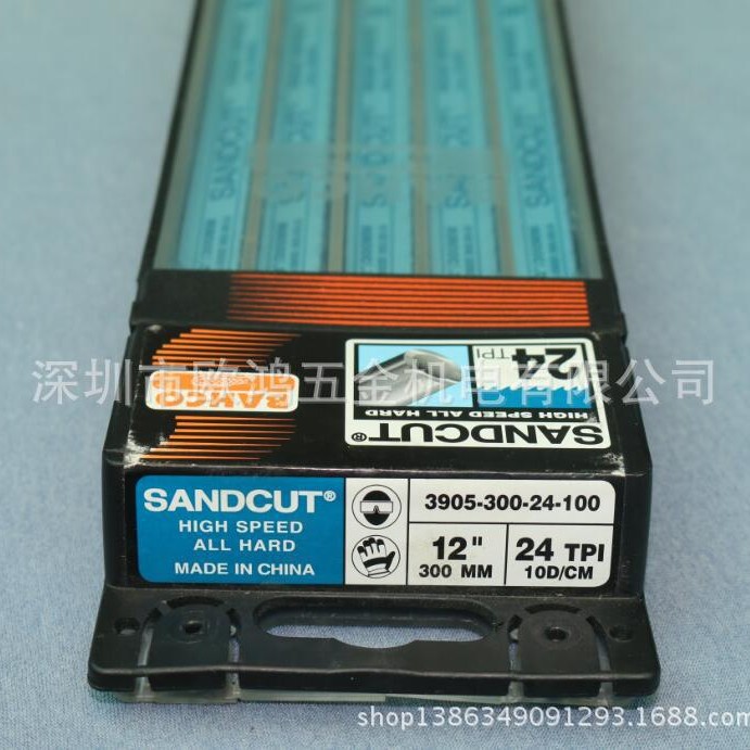 瑞典BAHCO百固12X24T高速钢蓝鱼手用锯条3905-300-24-100