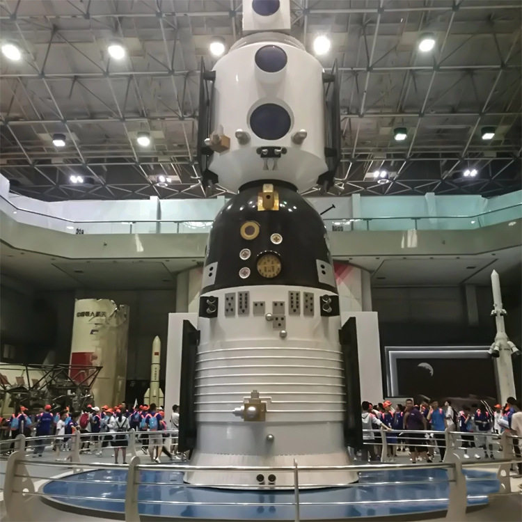 铁艺宇宙探索运载火箭摆件 航天科技模型展览科普馆金属成品道具