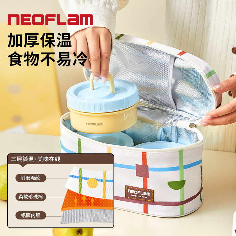 Neoflam上班族大容量饭盒包