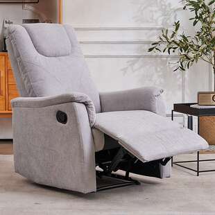 单人布艺多功能可躺沙发椅客厅卧室懒人休闲午睡手动放松沙发躺椅