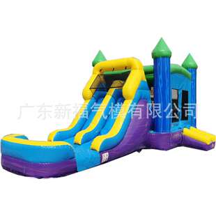 室外大型充气城堡儿童蹦蹦床滑梯广场公园户外淘气堡游乐设备厂家