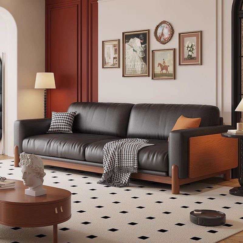 法式中古风油蜡皮大小户型直排实木沙发客厅组合别墅复古轻奢沙发,农机/农具/农膜,割灌机/割草机/油锯,淘宝优惠券,粉丝福利购,淘宝优惠卷