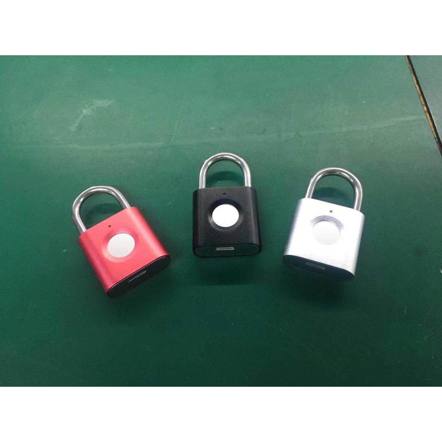 0智能指纹挂锁迷你指纹箱包锁指纹小挂锁抽屉小锁头指纹密码锁礼