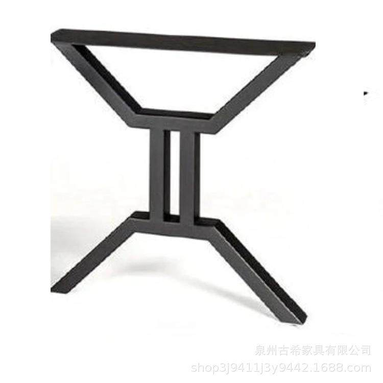 0办公桌茶桌铁艺桌 脚工业风餐桌金属桌腿 简约创意五金家具桌子