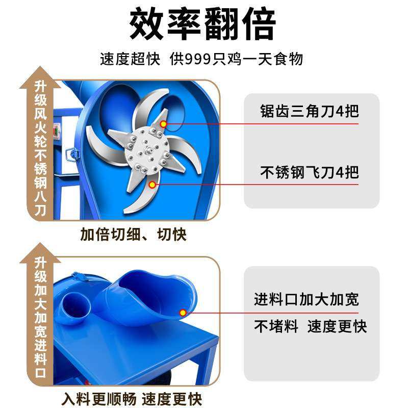电动切草机秸秆粉碎机小型家用猪草机养殖铡草机鸡鸭碎草机切碎机,农机/农具/农膜,割灌机/割草机/油锯,淘宝优惠券,粉丝福利购,淘宝优惠卷