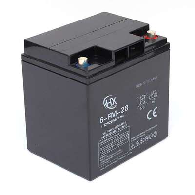 铅酸蓄电池12V28AH 离网型铅酸电池耐温太阳能船舶用铅酸电池