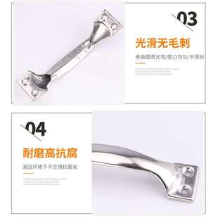 不锈钢拉手门把抽屉橱柜衣柜门把手老式木门窗柜子铁门螺丝孔距