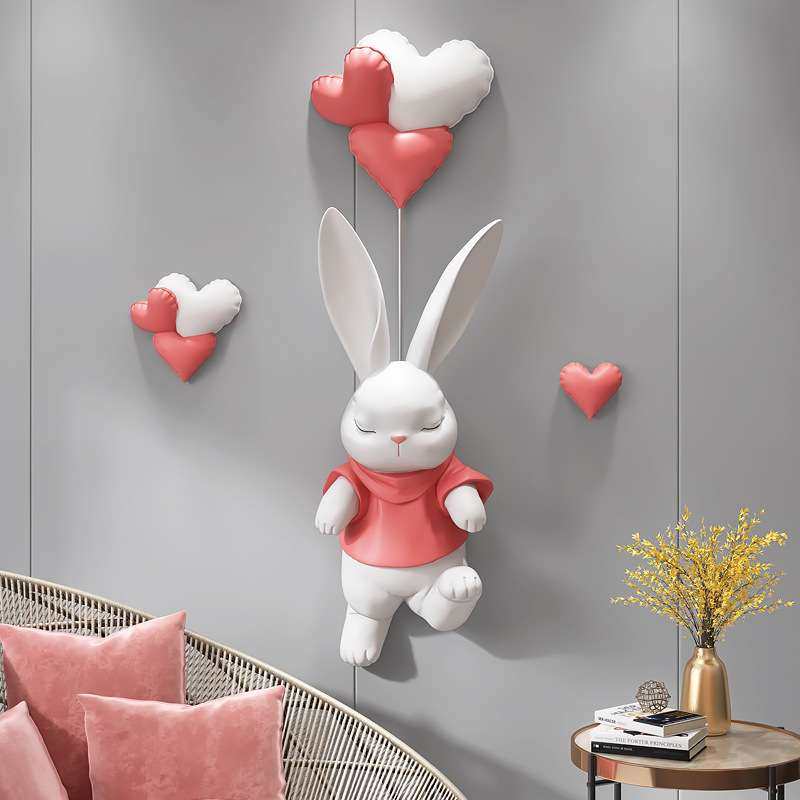 精灵兔3d立体壁挂客厅电视沙发背景墙面装饰挂件卧室儿童房间壁饰,农机/农具/农膜,割灌机/割草机/油锯,淘宝优惠券,粉丝福利购,淘宝优惠卷