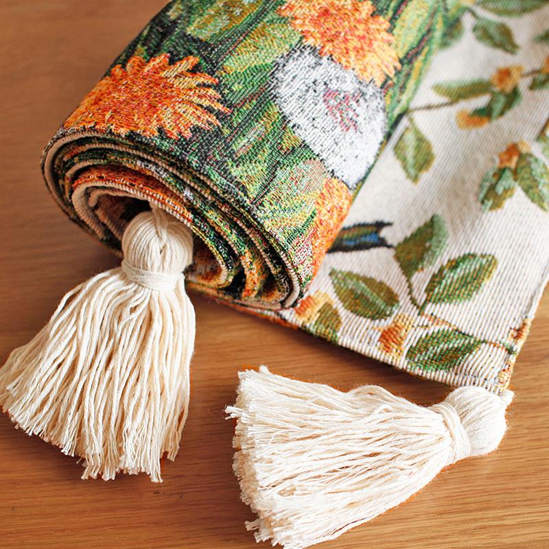 新疆包邮复古长方形餐边柜盖布田园电视柜盖巾茶几旗斗柜鞋柜餐桌