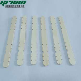 雪糕棒114mm手工DIY本色锯齿雪糕棒奇趣棒彩色棒木条棒等工轻奢风