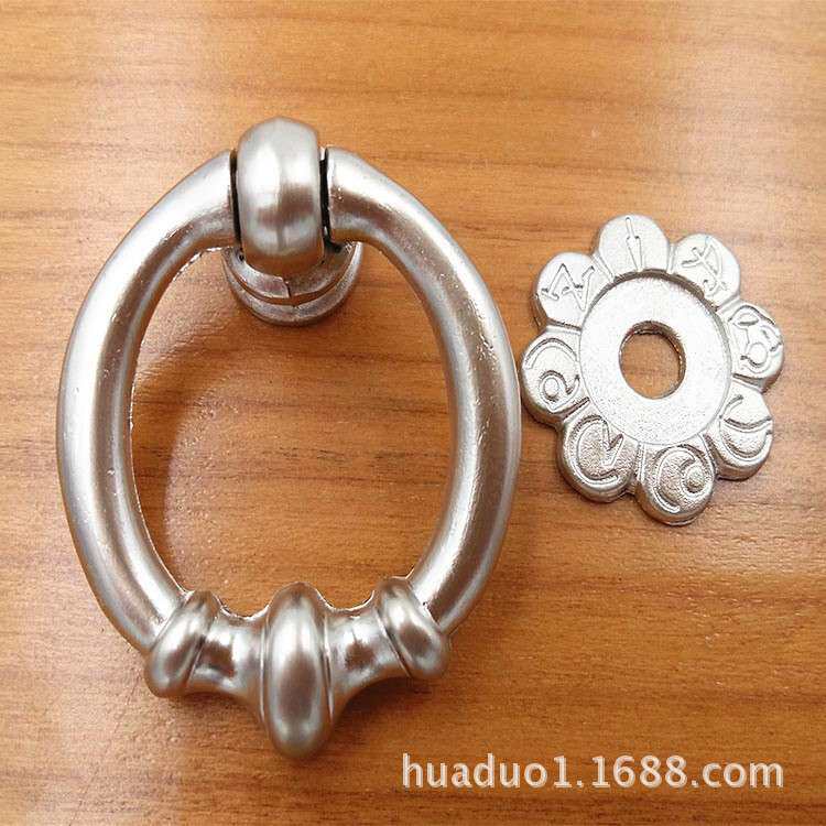 环形衣柜抽屉拉环 现代简约橱柜鞋柜抽屉吊环拉手 菜板锌合金提手