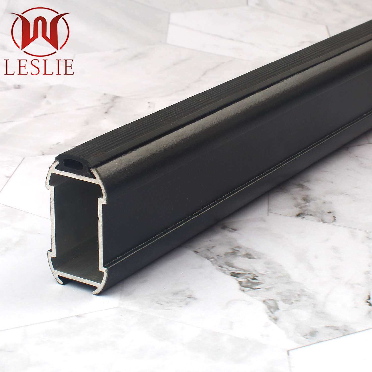 加厚铝合金衣柜挂衣杆家用衣柜衣橱家具五金配件衣管托合金法兰座