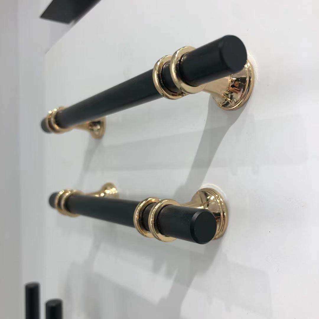 新款现代简约欧式金色黑色柜门加长把手橱柜衣柜鞋柜抽屉拉手