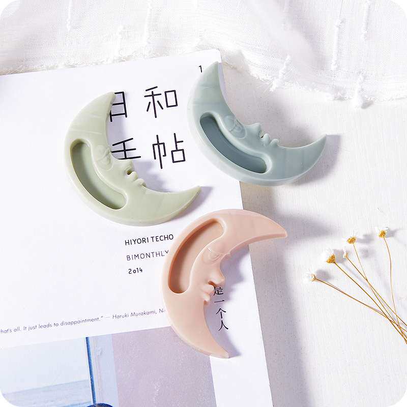 窗户把手橱柜门衣柜拉手 月亮造型门把手 粘贴式抽屉柜子门拉手