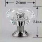 水晶单孔圆拉手柜门橱柜柜子抽屉现代简约家居衣柜把手
