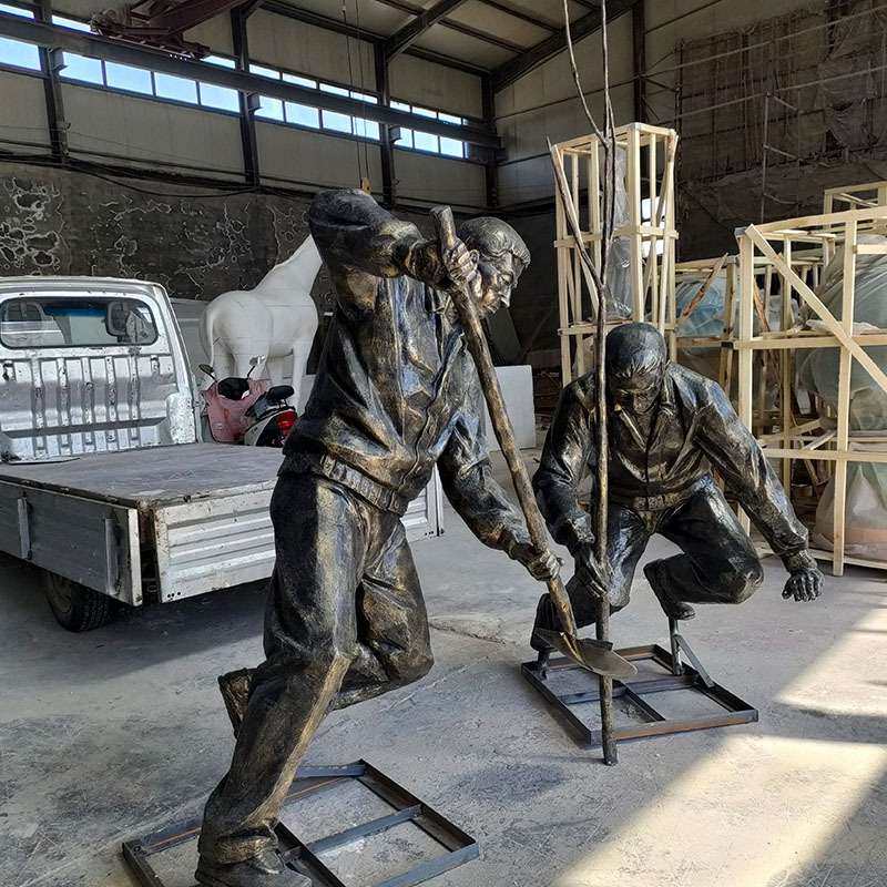 玻璃钢仿铜农耕人物雕塑广场园林商业街民俗小品名人户外摆件装饰,农机/农具/农膜,割灌机/割草机/油锯,淘宝优惠券,粉丝福利购,淘宝优惠卷