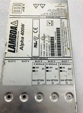 Alpha 400W CA400 5B 18D 24D电源出售 H47047 现货