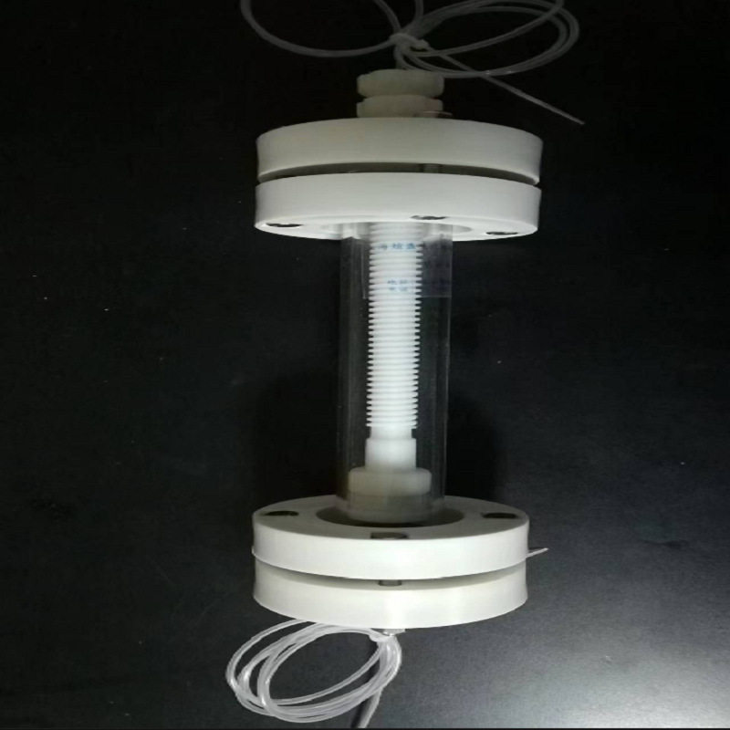 中压特制玻璃层析柱1.5*100（带转换接头）离子交换柱图片