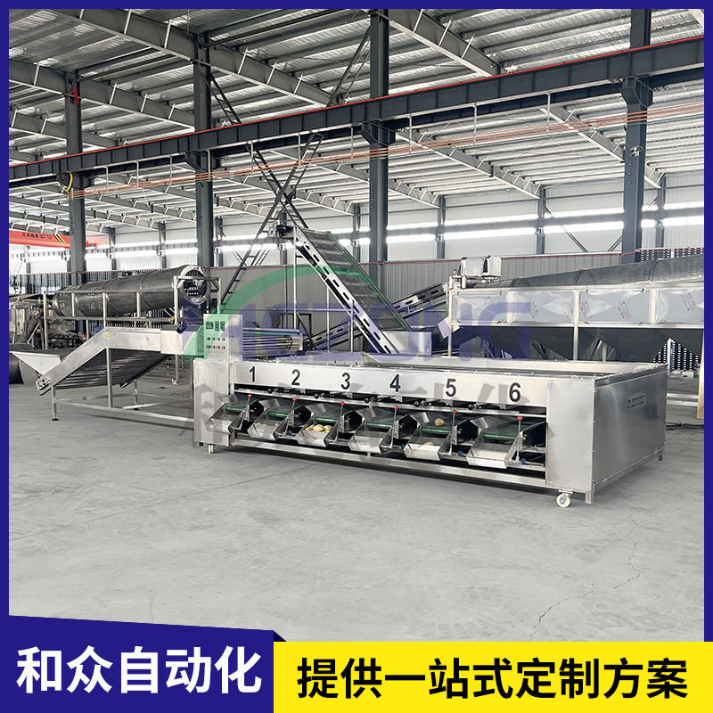 滚杠选果机 红薯滚杠分级机 商用大型土豆洋葱农副产品分选机