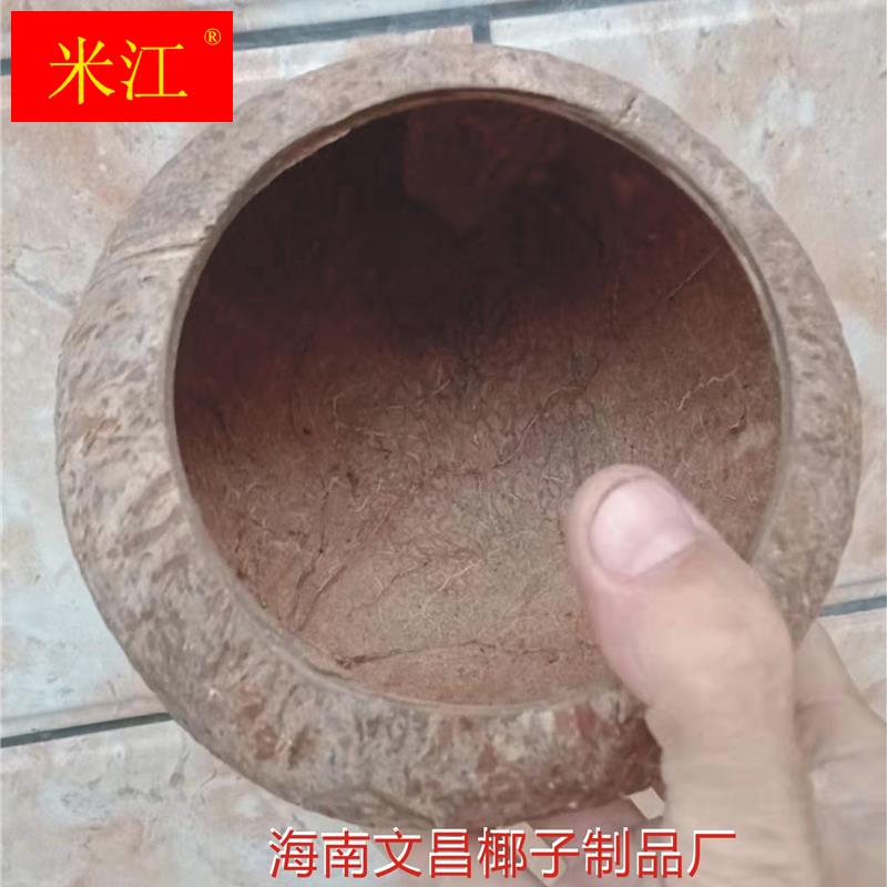 现货速发椰子壳老椰壳窝开口粗面幼儿园学校创意灯具工艺礼品摆饰
