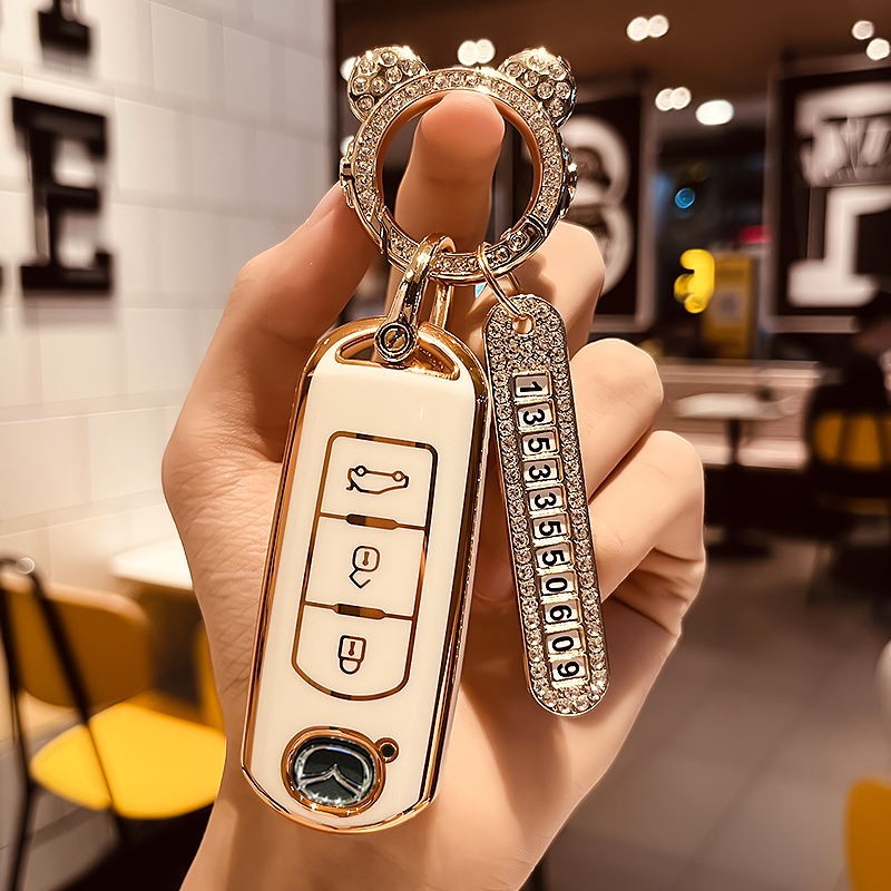 速发适用马自达昂克赛拉套阿特兹cx5包cx8壳cx4扣21款汽车