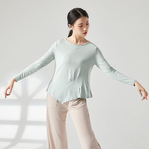 速发舞蹈练功服秋宽新款舞蹈服上衣冬松形体训服练装教师跳舞衣服