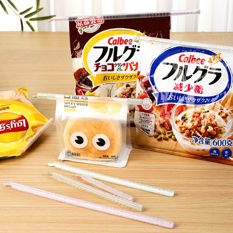 速发条食棒保鲜密封袋夹封口棒塑料袋封物封口夹子防潮密驰兆