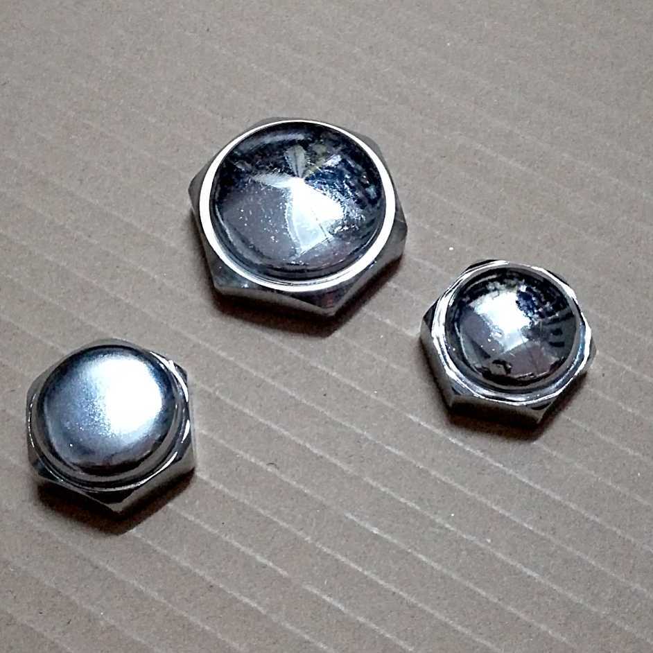 现货速发三轮车机车方向器螺丝帽 方向柱盖型螺母内径21MM/24MM方