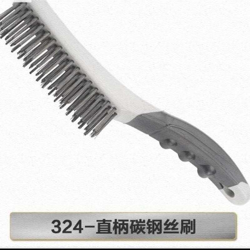 现货速发。铜丝钢丝刷铜工业抛光金属铁毛烧用烤文玩除锈铁刷子清
