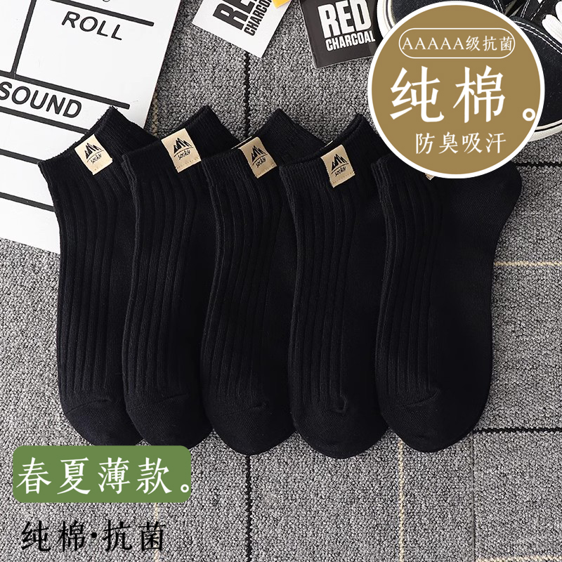 10双夏季薄款袜子男防臭脚