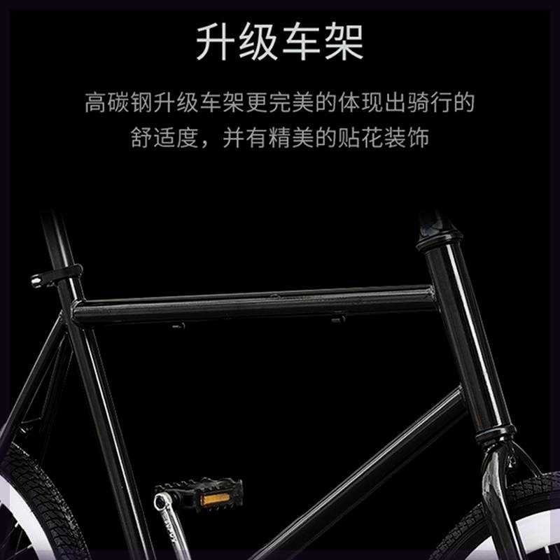 速发20寸爆改死飞自行车青少年男学生动作倒刹单车超轻便公路车