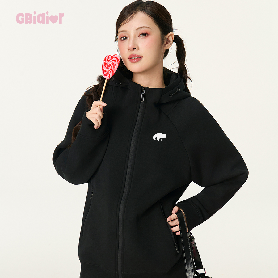 Gbiaior休闲立领连帽外套