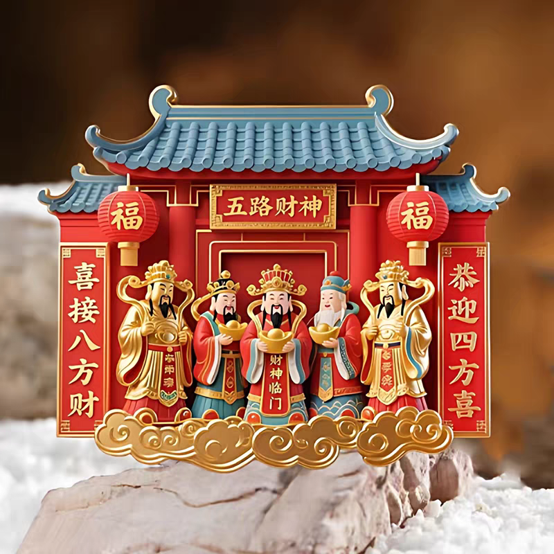 【顺手买专享价】财神冰箱贴