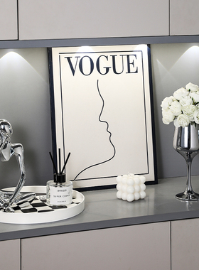 速发轻奢思考者摆酒入户玄软鞋柜高档客厅餐边电视柜件柜关装饰品