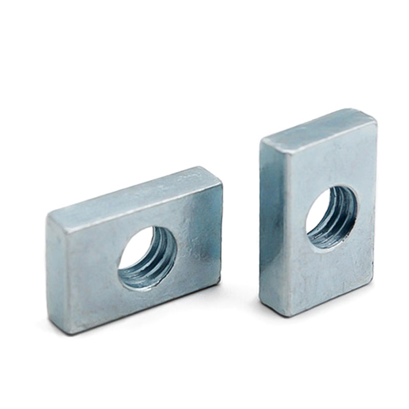 速发长方形铁螺母  母方 长方形螺帽 铝材配件 滑块螺四M4M5M68MM