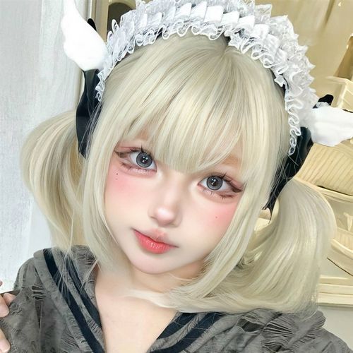 速发假发短发波波头少然日常甜美元气自短直发全头套