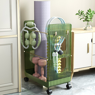 速发瑜伽垫收框运动健材放置架家用器身工具泡沫轴羽纳夹缝带轮