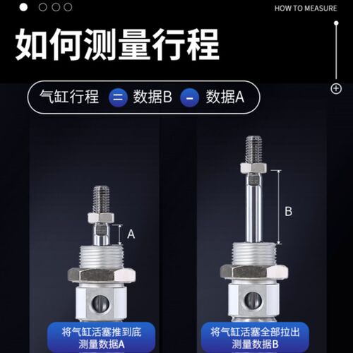 好货气动小型迷你气缸MA亚德客尺寸MA16/20/25/32/40-10/15/30/40