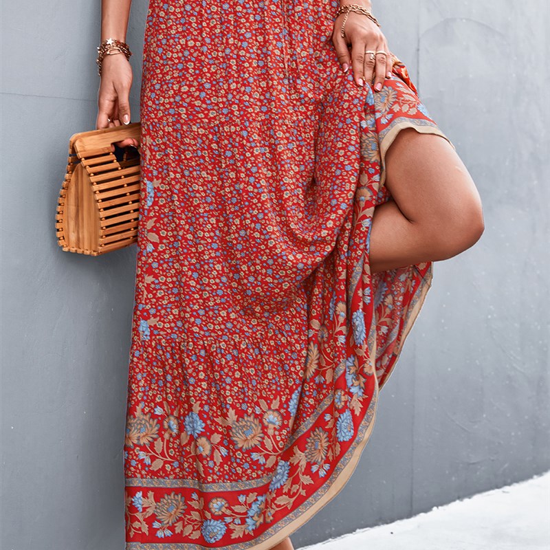 Cherry Invasion 2023 New Women Clothing Casual Long Floral P