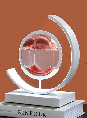 极速创意解压流沙画沙漏摆件卧室台灯客厅桌面办公室装饰品生日礼