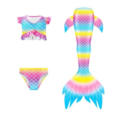 2022ghnatygren Child Mermaid Tail Swimsuit Mermaid Swimsuit