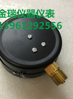 新品Y100水压表气压表气泵液压表0-1.6MPAS普通压力表耐震表