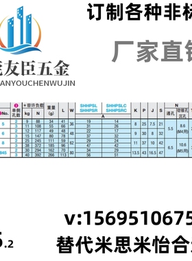 SHHPSLC5/6/8/845-2/3 SHHPSRC5/6/8/845-2/3 拔插铰链 拆卸铰链
