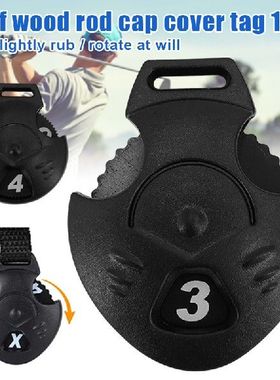 Newly Golfs Club Tags Rotating Plastic Tags Number Tags for