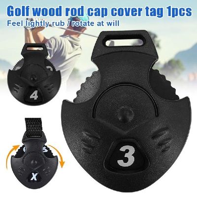 Newly Golfs Club Tags Rotating Plastic Tags Number Tags for
