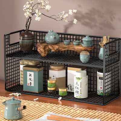 水杯架子置物架多层桌面放玻璃杯子沥水收纳层架办公室台面茶杯杯