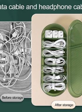 Cable Management Box Space-saving Desk Cable Organizer